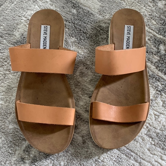 Steve Madden Shoes - STEVE MADDEN Double Strap Trendy Slide